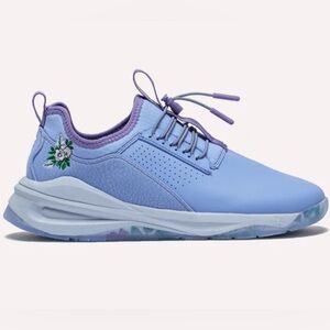 sky blue clove classic floral sneakers